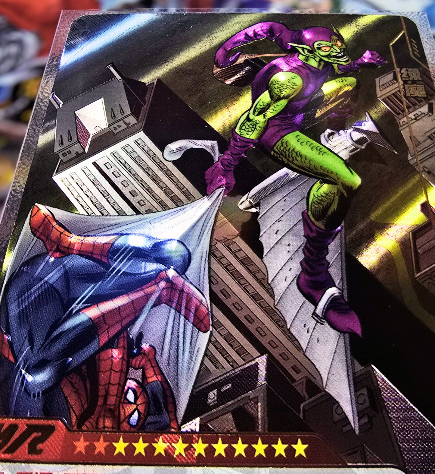 Marvel Hero Battle - Spider-Man Vs Green Goblin - MW03-004 MR (carte foil)