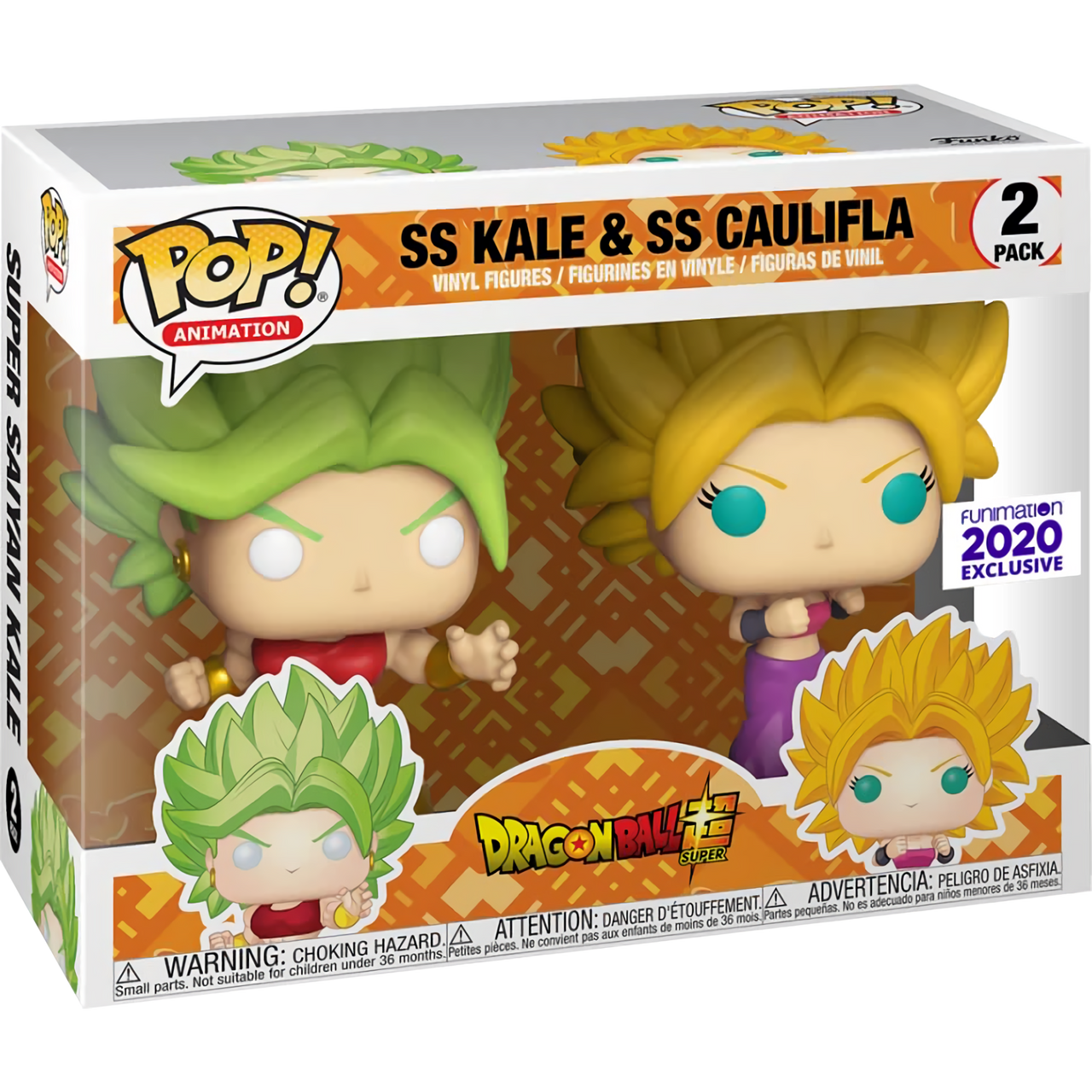 Funko Pop Dragon Ball Z Kale & Caulifla 2 Pack Exclusive
