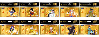 Dragon Ball Set De 10 Golden Tickets