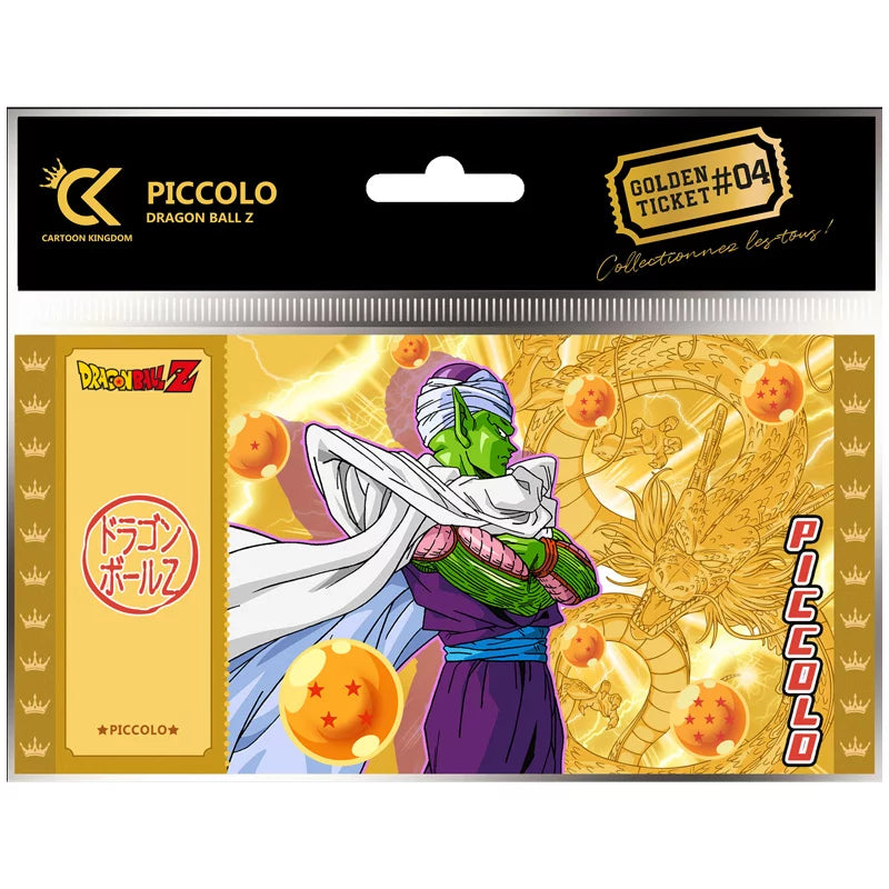 Ticket Doré Piccolo Dragon Ball Z – Collector Haute Définition