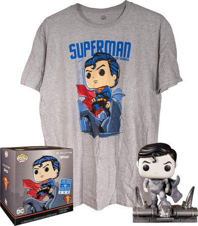 Funko Pop & Tee! Dc Comics Jim Lee Superman Exclusive