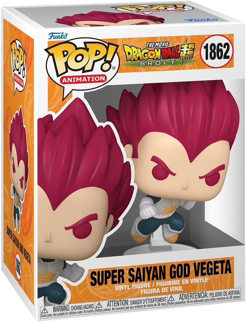 Funko Pop Vegeta Super Saiyan God 1862 Dragon Ball Super
