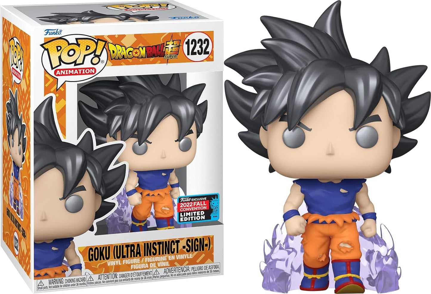 Funko Pop Goku Ultra Instinct Sign 1232 Dragon Ball Super
