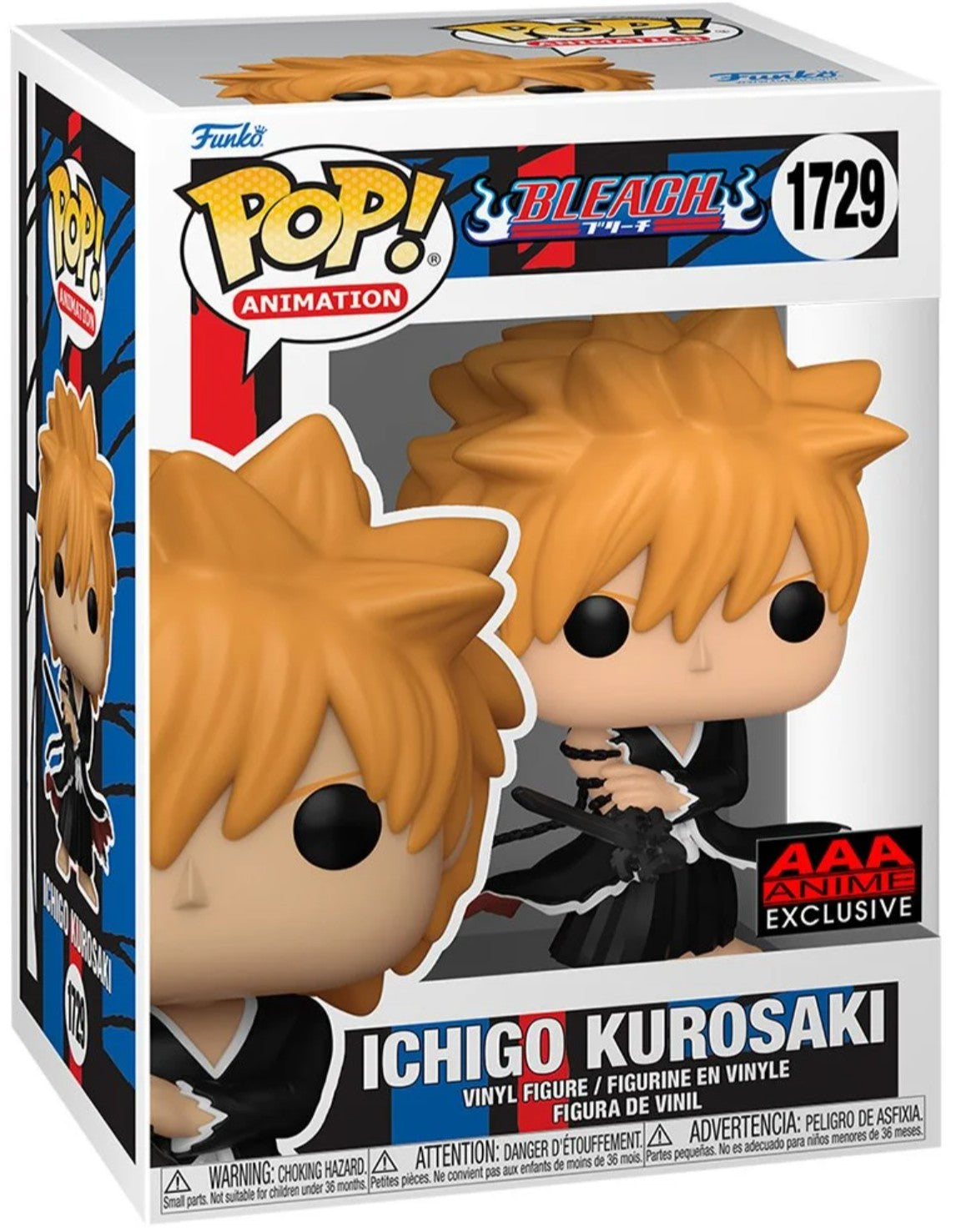 Funko Pop Ichigo Kurosaki 1729 Bleach - AAA Sticker
