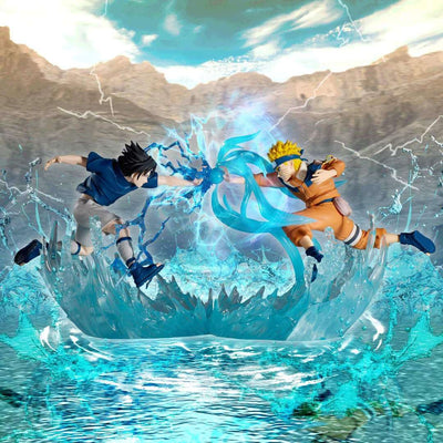 Figurine Naruto Uzumaki & Sasuke Combination Battle 12cm