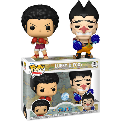 Funko Pop! One Piece - Luffy & Foxy 2 Pack