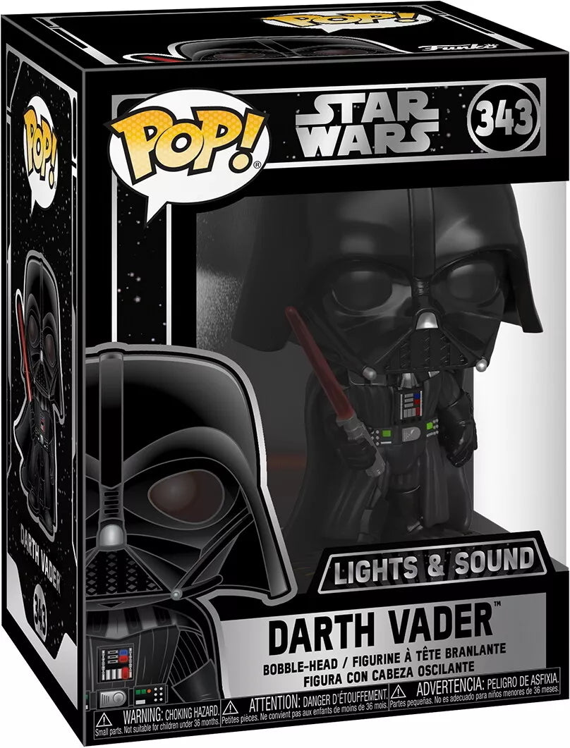 Funko Pop! Darth Vader 343 Star Wars Lights & Sound