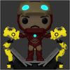 Bundle Funko Pop!, Comics & Card Iron Man with gantry