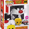 Funko pop & Tee! Looney Tunes - Sylvestre And Tweety Flocked Exclusive Edition (Flocked)