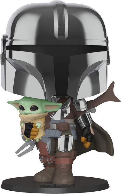 Funko Pop! Star Wars - The Mandolorian with the Child #380 (Jumbo pop)