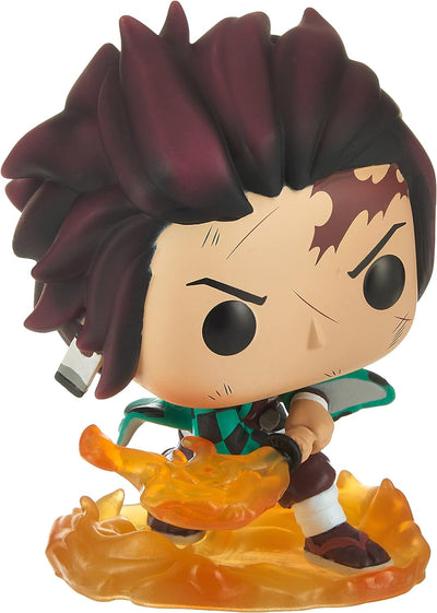 Funko Pop CHASE! Tanjiro Kamado w/Hinokami Kagura Dance (874) Demon Slayer