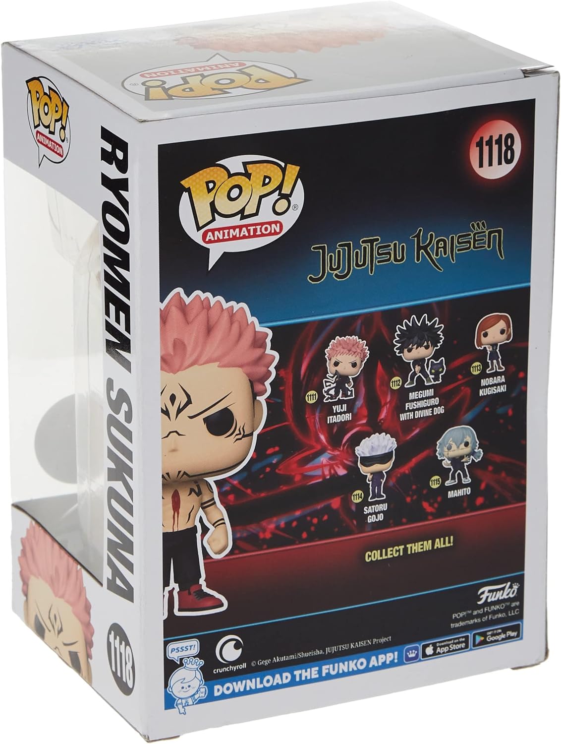 Funko Pop CHASE! Ryomen Sukuna (1118) Jujutu Kaisen