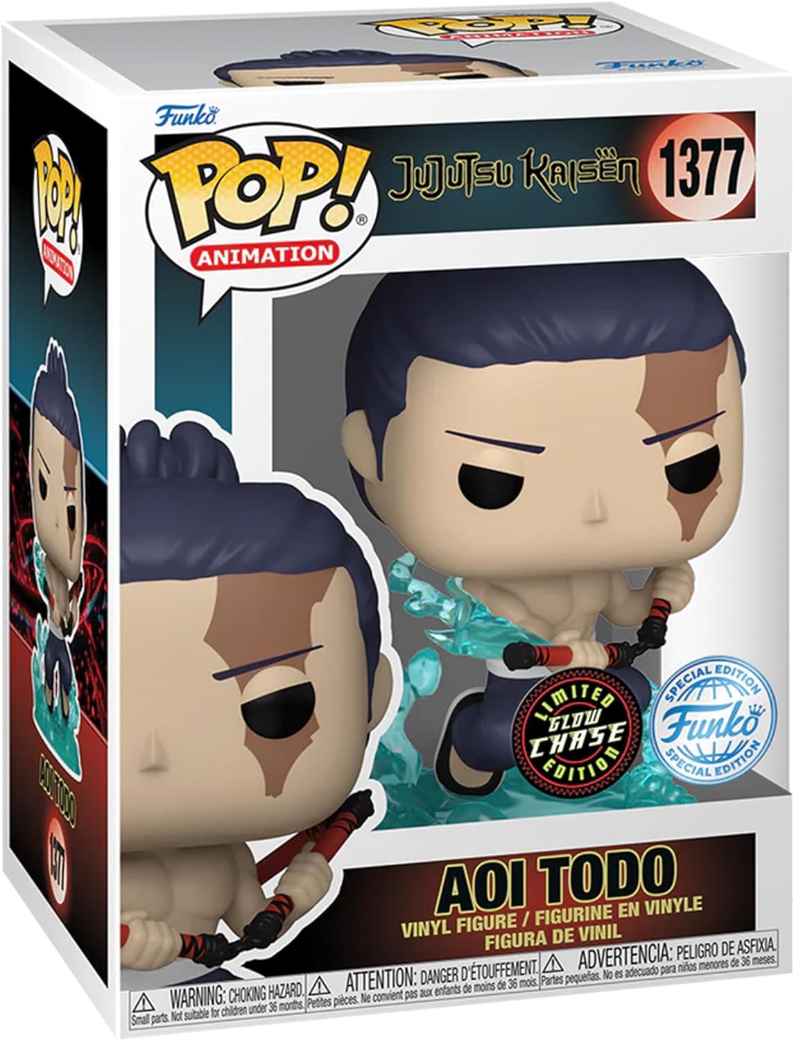 Funko Pop CHASE! Aoi Todo (1377) Jujutu Kaisen