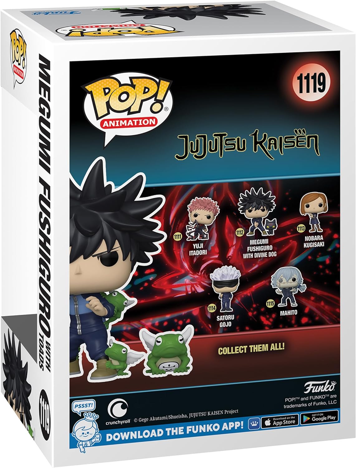 Funko Pop! Jujutsu Kaisen - Megumi with Toads - 1119