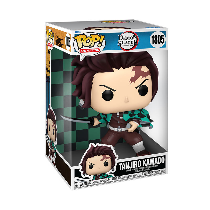 Funko Pop! Tanjiro Kamado - 1805 (Jumbo 25cm) Demon Slayer