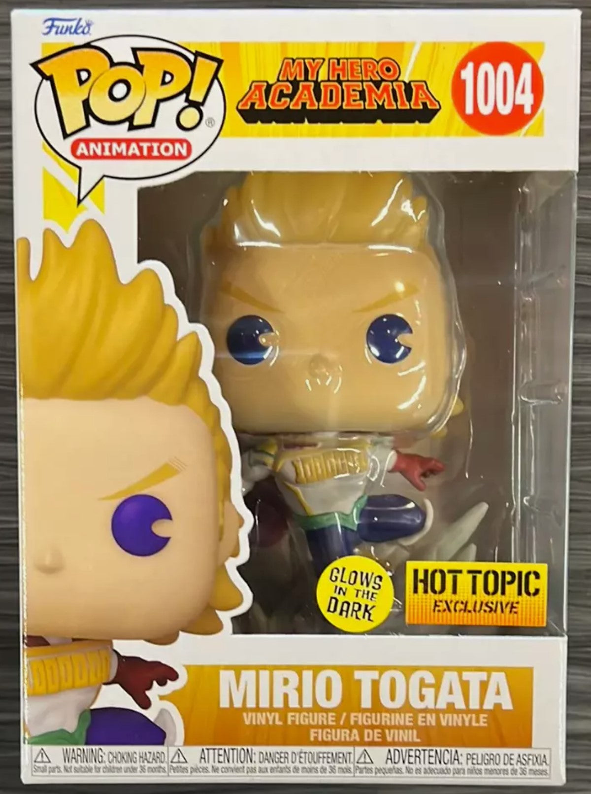 Funko Pop! My Hero Academia - Mirio Togata - 1004 (GITD - Hot Topic)