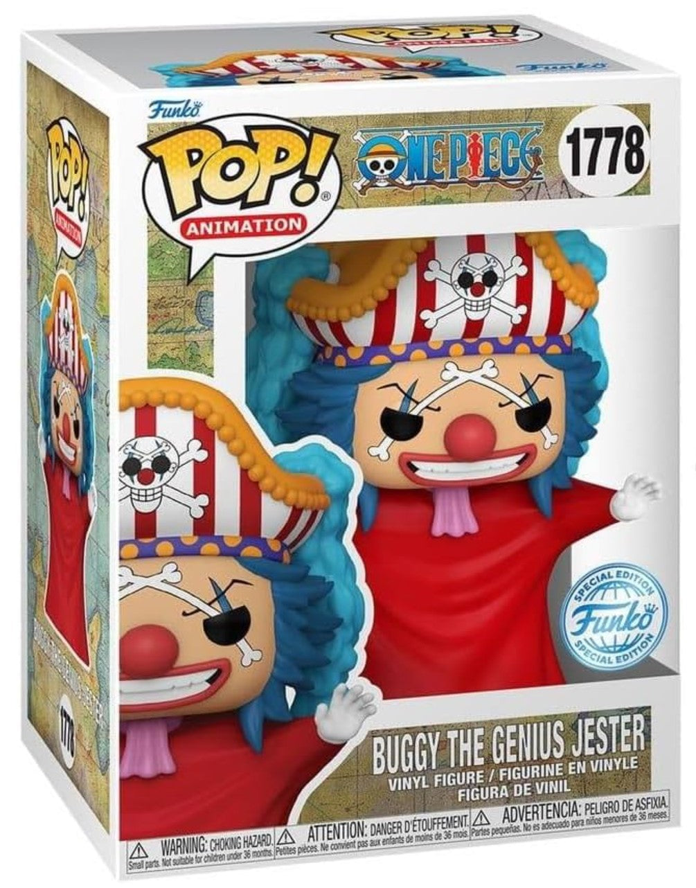 Funko pop! One Piece - Buggy The Genius Jester - 1778