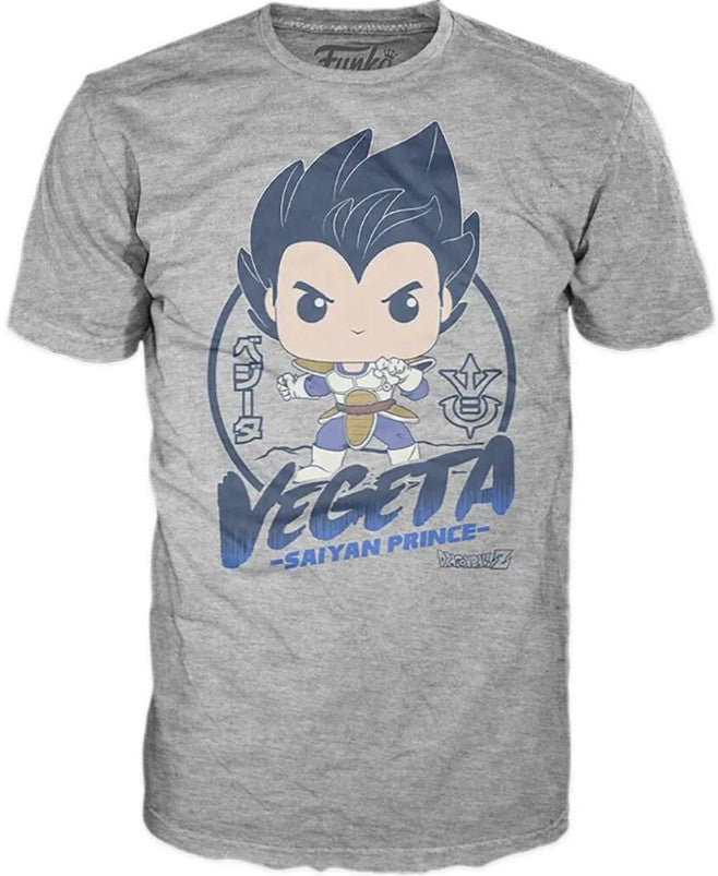 Funko pop & Tee! Dragon Ball Z - Vegeta (Métallique Edition Limitée)