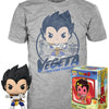Funko pop & Tee! Dragon Ball Z - Vegeta (Métallique Edition Limitée)
