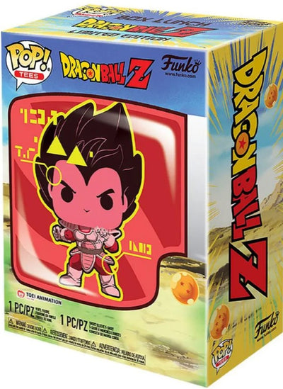 Funko pop & Tee! Dragon Ball Z - Vegeta (Métallique Edition Limitée)