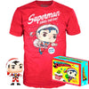 Funko pop & Tee! DC Comics Superman Exclusive (Flocked)