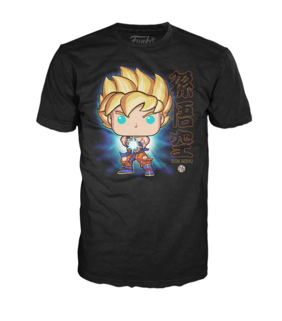 Funko pop & Tee! Dragon Ball Z - Sangoku Métallique Edition Limitée (948)