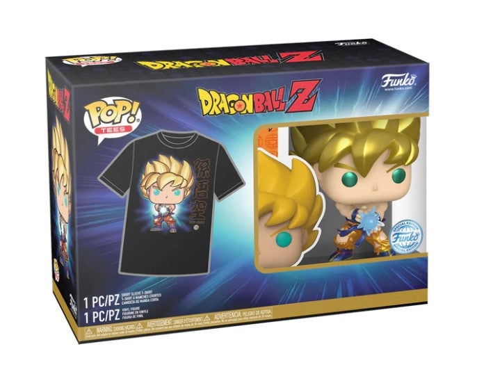 Funko pop & Tee! Dragon Ball Z - Sangoku Métallique Edition Limitée (948)