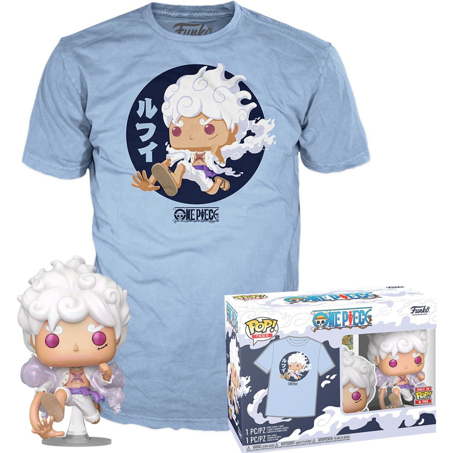 Funko pop & Tee! One Piece Luffy Fifth Gear Edition Limitée