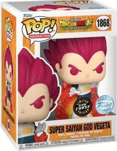 Funko Pop! Super Saiyan God Vegeta (1868) Dragon Ball Super