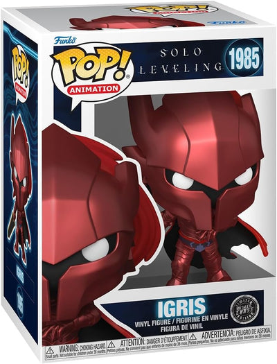 Funko Pop Chase Igris 1985 Solo Leveling – Édition Métallique