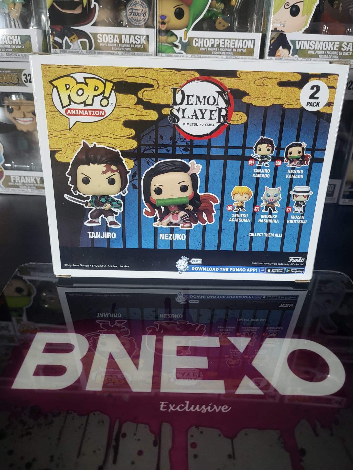 Funko Pop! Demon Slayer - Tanjiro & Nezuko 2 Pack (Japan Expo Limited Edition 2022)