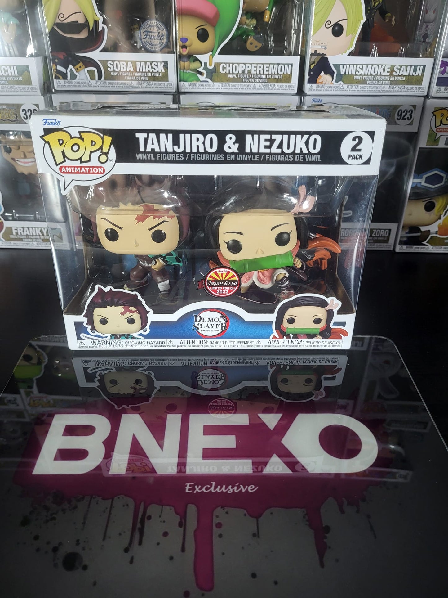 Funko Pop! Demon Slayer - Tanjiro & Nezuko 2 Pack (Japan Expo Limited Edition 2022)