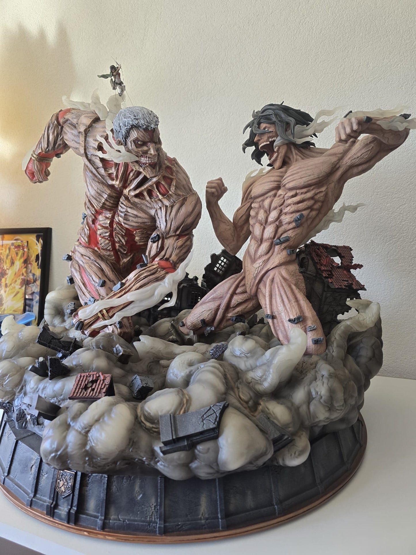 Figurama Attaque des titans Eren Titan vs Armored Titan