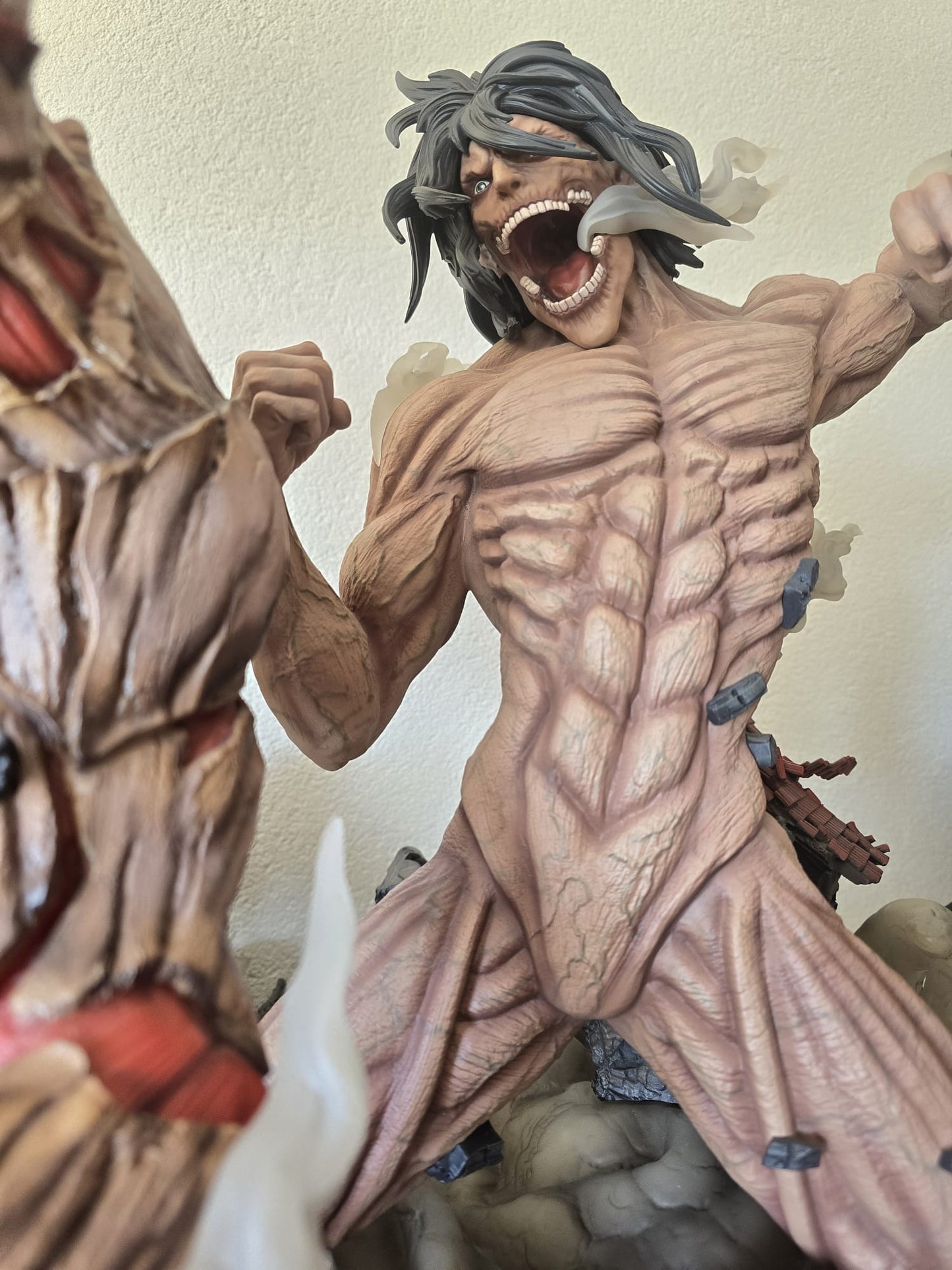 Figurama Attaque des titans Eren Titan vs Armored Titan