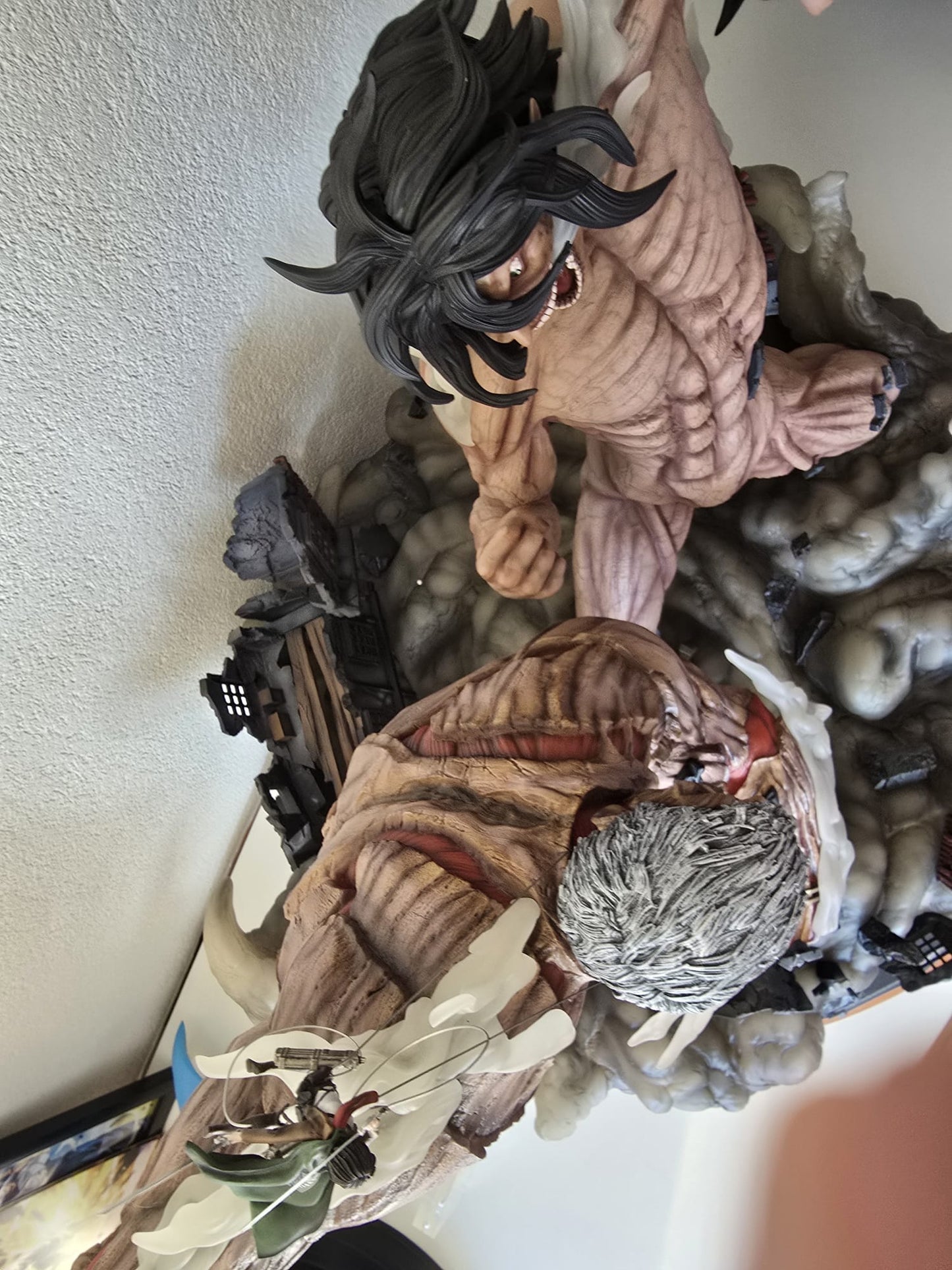 Figurama Attaque des titans Eren Titan vs Armored Titan