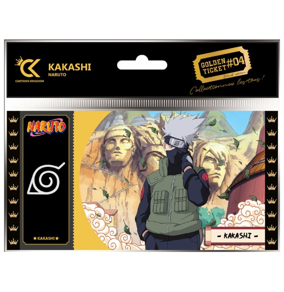 Kakashi Black Ticket #4  (Naruto Shippuden) Limited edition numéroté