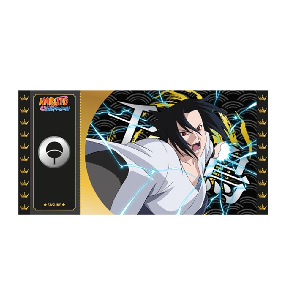 Set de 3 Golden Tickets Black Edition Naruto Shippuden – Limited Edition numérotés