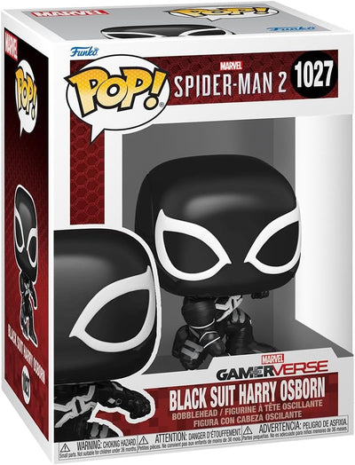 Funko Pop Black Suit Harry Osborn 1027 Marvel Spider-Man 2