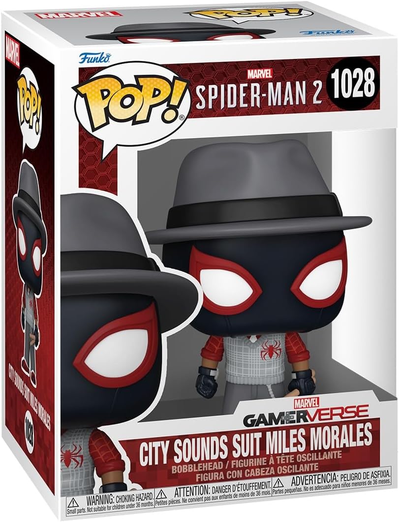Funko Pop City Sounds Suit Miles Morales 1028 Marvel Spider-Man 2