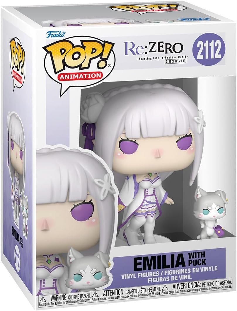 Funko Pop Emilia with Puck 2112 Re Zero
