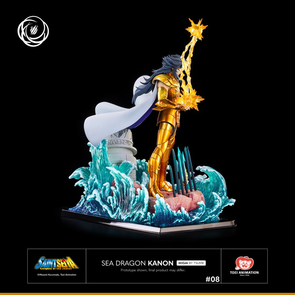 SAINT SEIYA - Sea Dragon Kanon -Statue Ikigai Résine 1/6 By Tsume