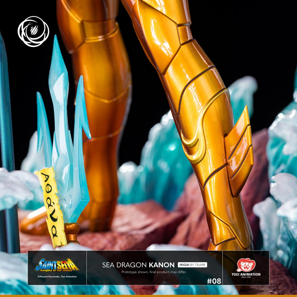 SAINT SEIYA - Sea Dragon Kanon -Statue Ikigai Résine 1/6 By Tsume