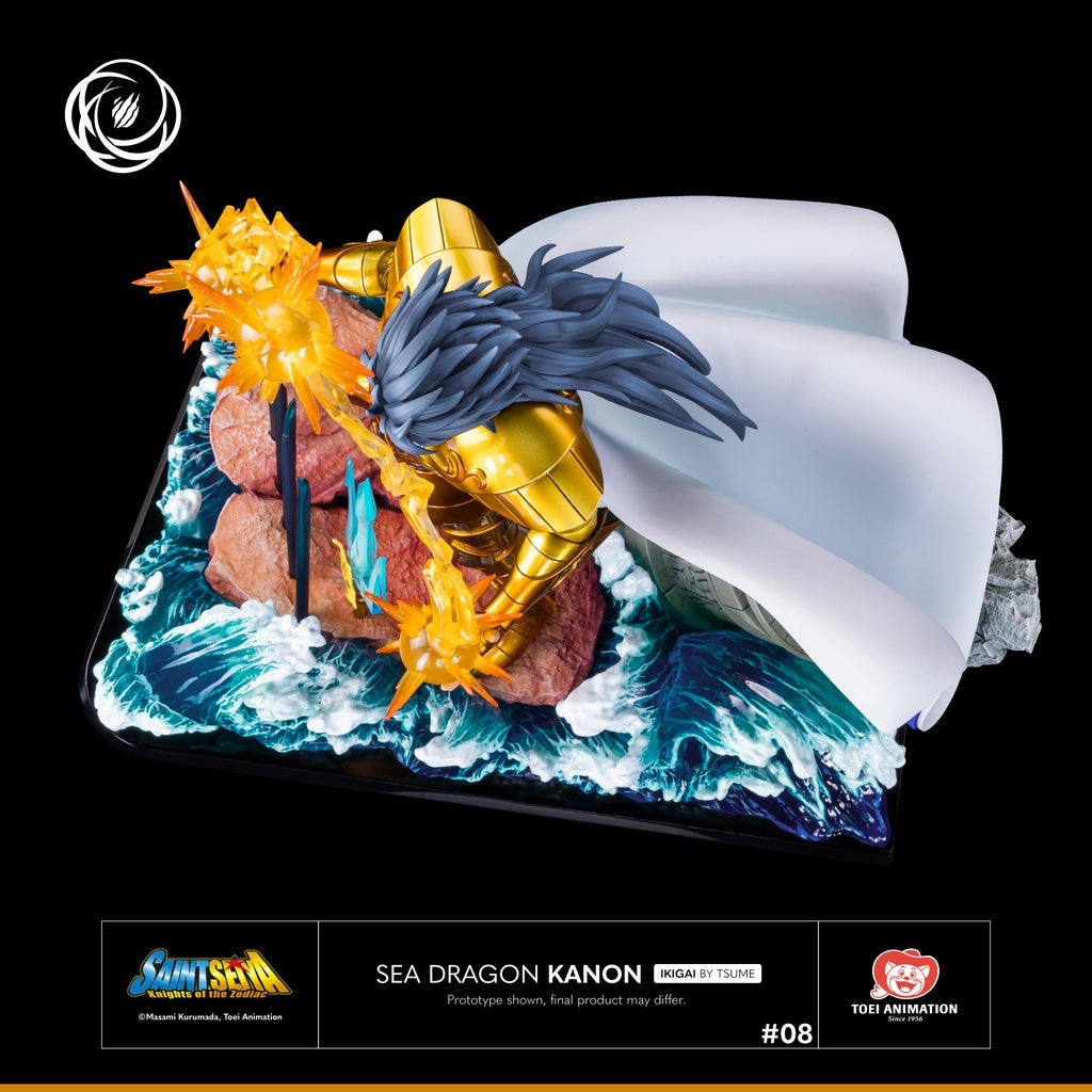 SAINT SEIYA - Sea Dragon Kanon -Statue Ikigai Résine 1/6 By Tsume