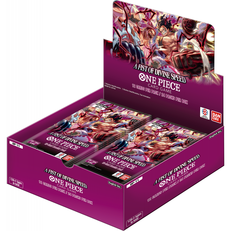 One Piece Card Game - A Fist of Divine Speed OP-11 - Booster Display (24 Packs)
