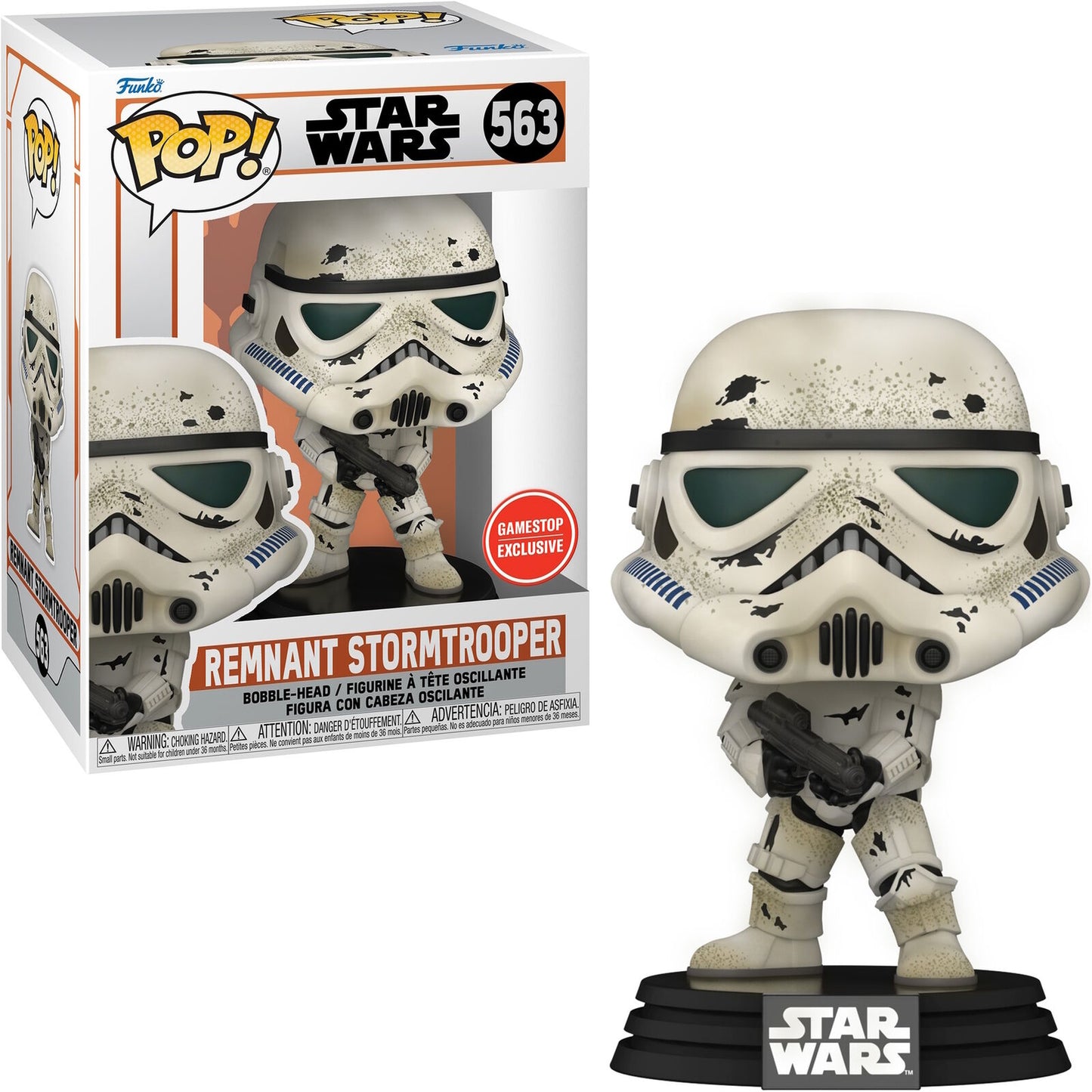 Funko Pop! Star Wars - Remnant Stormtrooper #563 (Gamestop Exclusive)