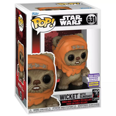 Funko Pop! Wicket with slingshot (631) Star Wars
